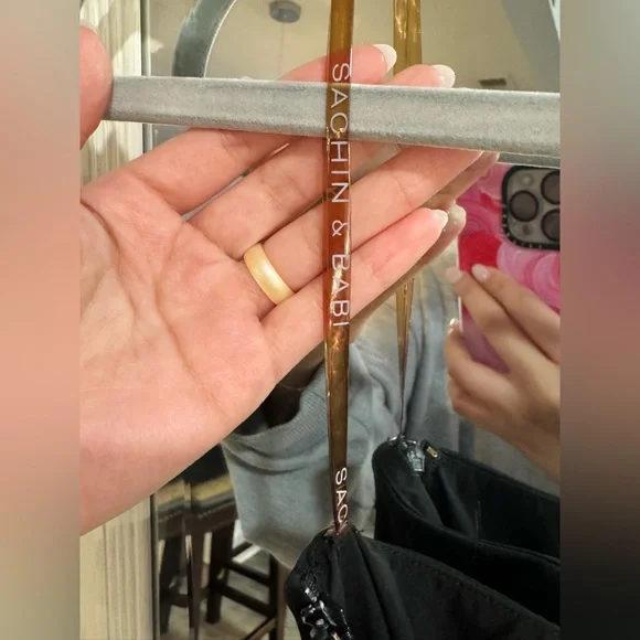 Sachin & Babi One Shoulder Bow Gown - Picture 6 of 7